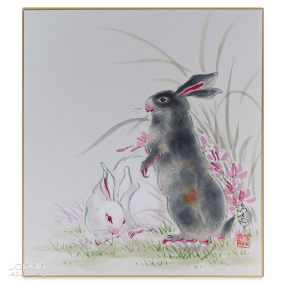 ⑬ うさぎの創作人形ちりめん細工 縮緬細工 うさぎの置物 正月飾り