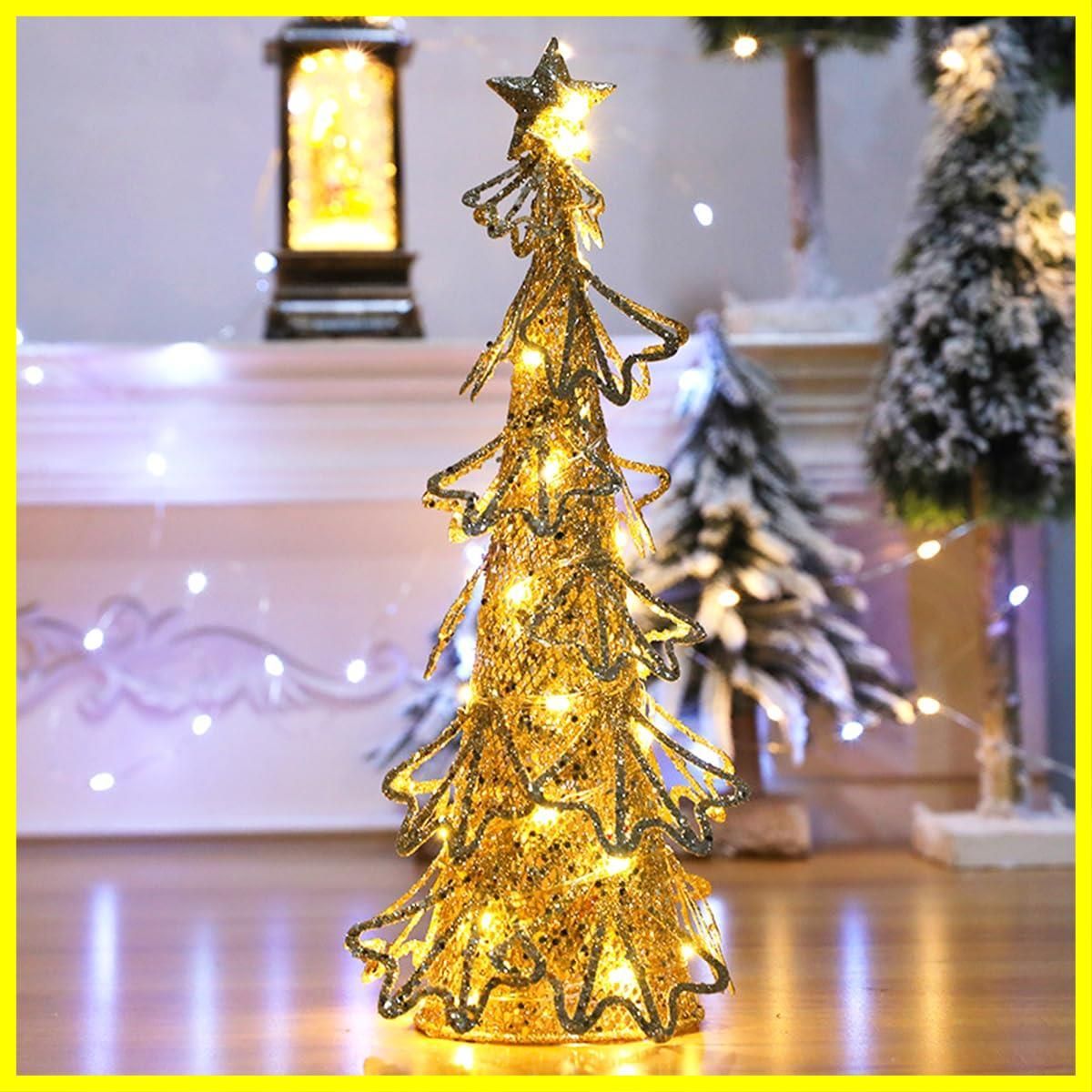 送料無料 Moi モア 高さ60 クリスマスツリー 小さい ミニツリー LEDライト付き オーナメントセット 60cm もみの木 電飾 卓上ツリー電池式 ホワイト 白い クリア 可愛い ボール 松ぼっくり リボン ラメ Xmas christmastree グリーン北欧テイストの家具通販インテリア