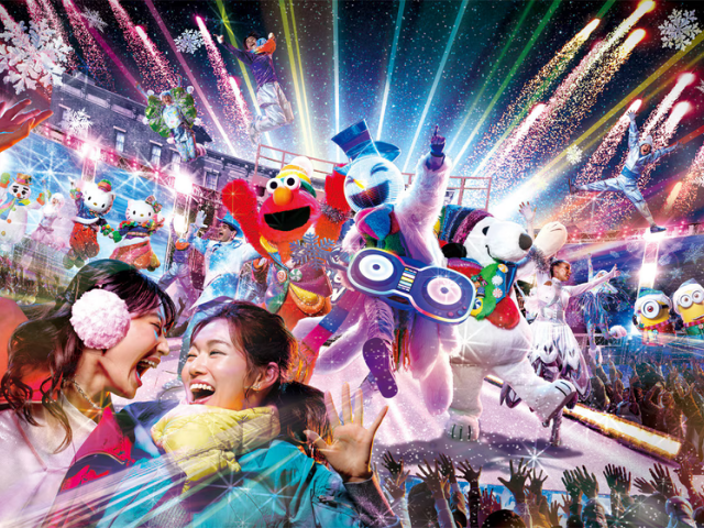 ユニバ混雑状況 冬イベント前のパークでドンキーの次のアトラクションの準備が‥!? USJ2024.11.17