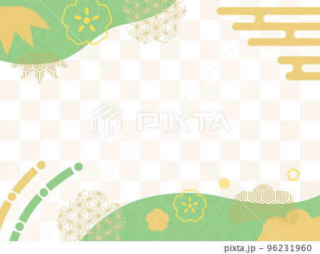 お正月イメージ 背景素材 04のイラスト素材FYI03409187ストックフォトの Qlean Market キュリンマーケット