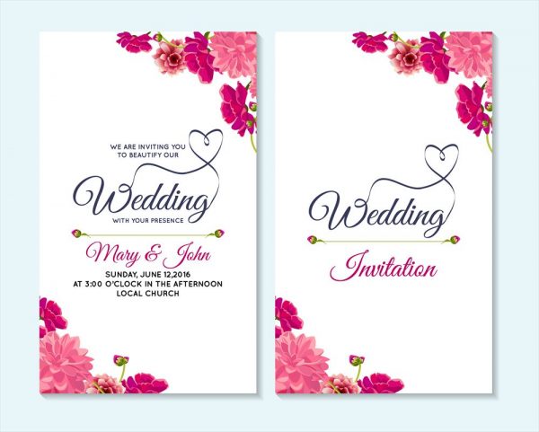 誕生日パーティーのお祝いの招待状のテンプレートPremiumベクトル素材