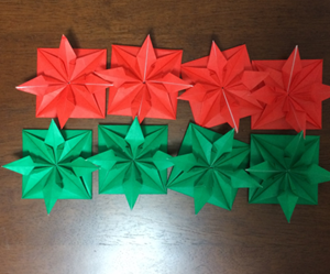 折り紙で作る クリスマス・ポインセチアのリースの作り方PaperHow to make a Christmas poinsettiawreath – tsuku cafe折り紙モンスタ