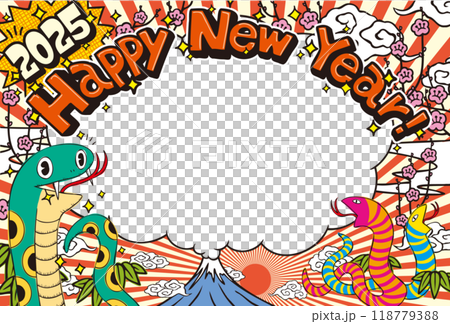 Happy New Year 手書きフォント イラスト素材5584417- フォトライブラリ