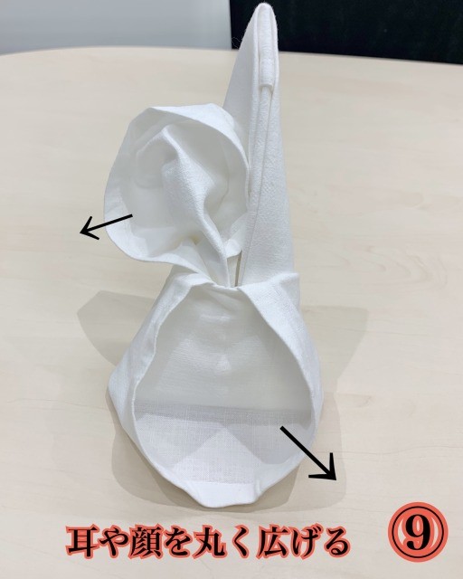 ナフキンの折り方ベルクラシック東京 ブライダルサロン ブログ