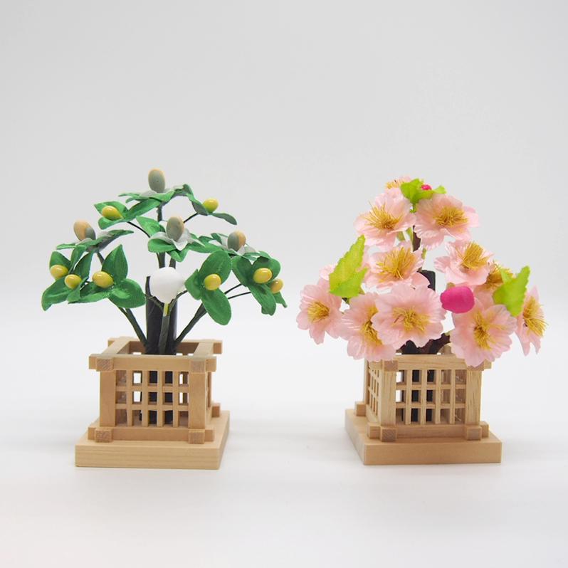 雛人形 ひな人形 お雛様 雛道具 桜橘 盛花 有職造花 三宝 三方 有職故実 雛人形 ひな人形