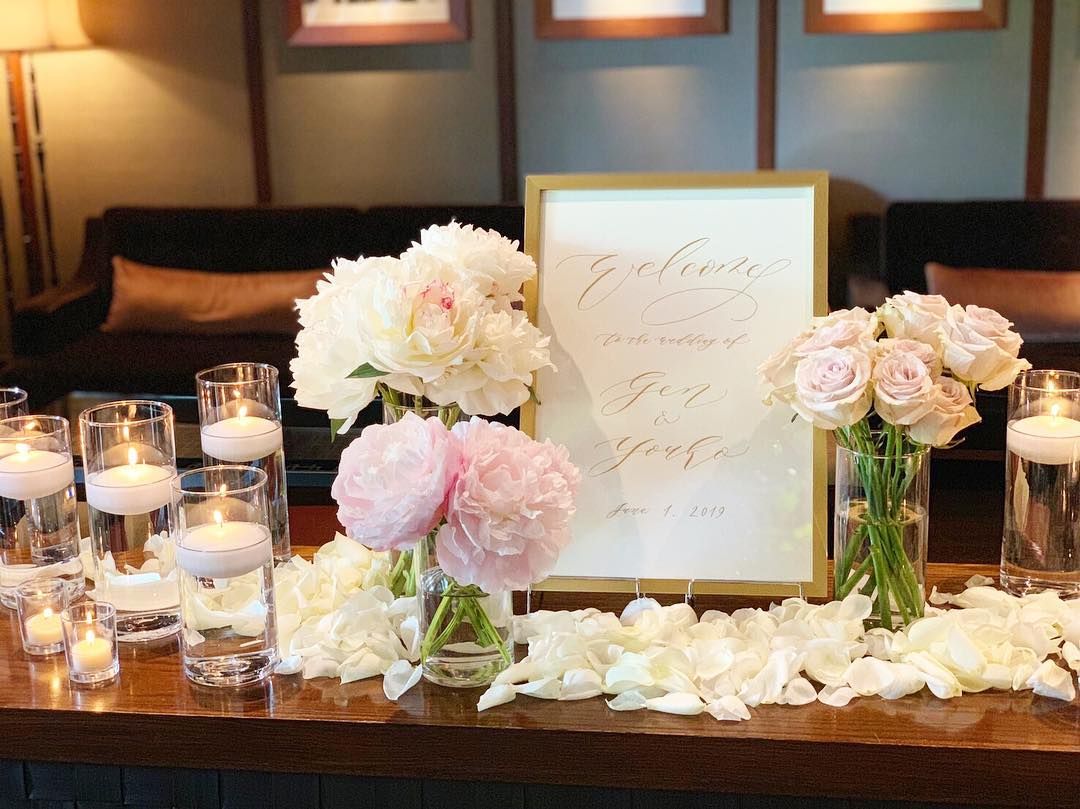 100均アイテムを活用したウェルカムスペース38選！先輩花嫁のオシャレな実例を参考にしよう結婚ラジオ結婚スタイルマガジン