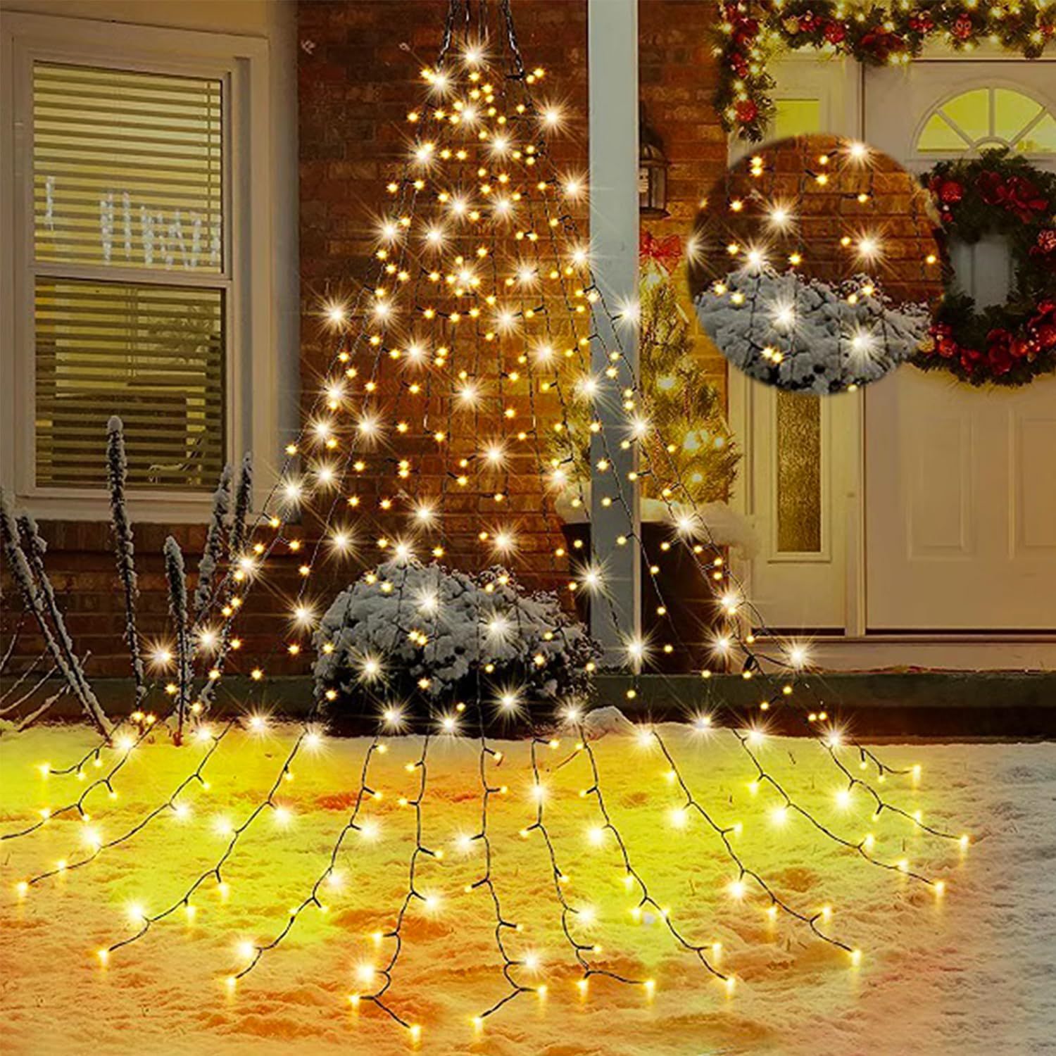 サンタイルミネーション屋外のクリスマス飾りに人気の電飾のおすすめプレゼント口コミ人気ランキングocruyo オクルヨ