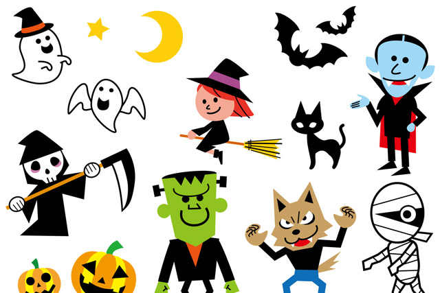 ハロウィンおばけ＆キャラクター13種類の名前と特徴を紹介します！ ハロウィンおばけ＆キャラクター13種類の名前と特徴を紹介します