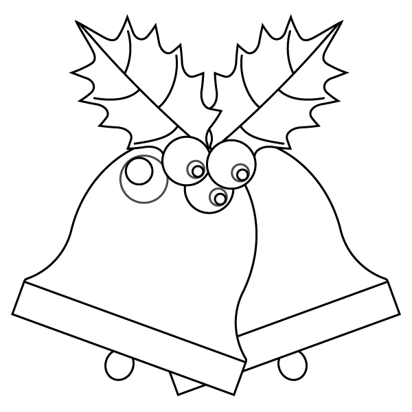 塗り絵 クリスマス モノクロ 白黒のイラスト素材 - PIXTA