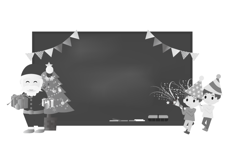 黒板にチョーク Word アートをメリー クリスマス デザイン ストックベクター ©Voysla 225436758