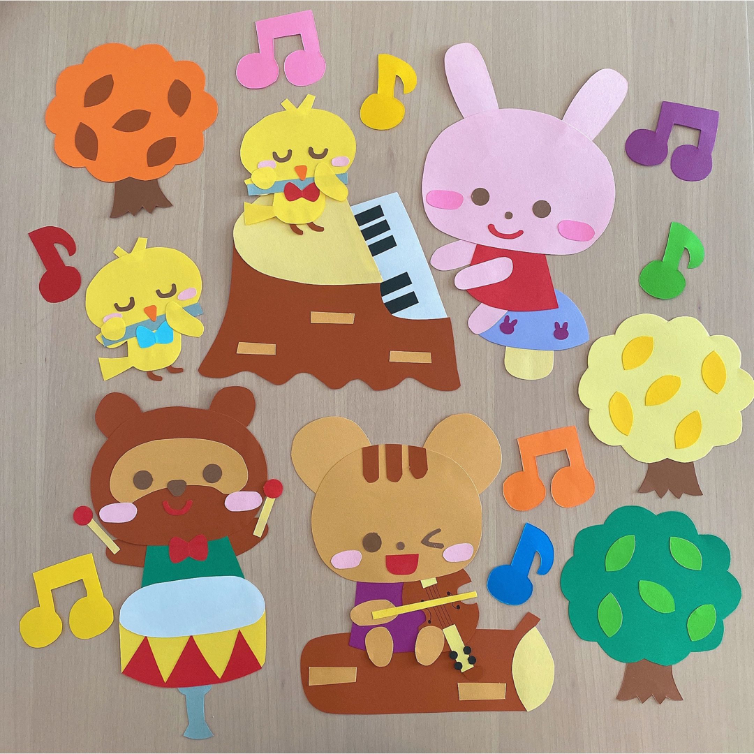 壁面飾り 生活発表会 せいかつはっぴょうかい 発表会 11月 12月 保育園