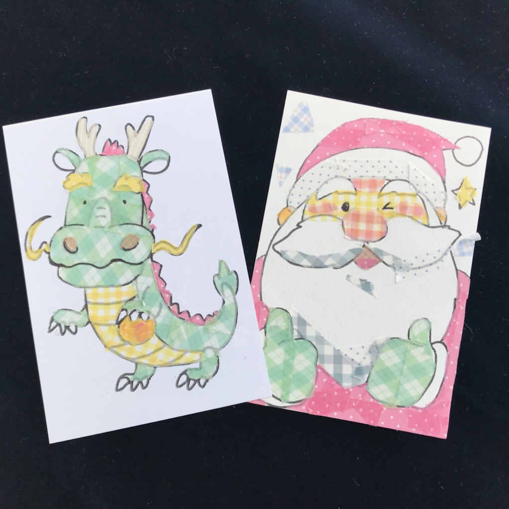 簡単！マスキングテープを使ってクリスマスカードづくり！ - YouTube