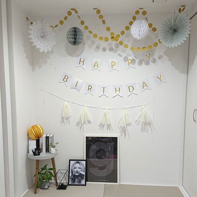 誕生日のおしゃれな飾り付けのコツとおすすめアイテム15選minneとものづくりと