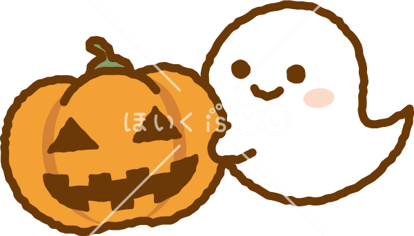 ハロウィンお絵かき♪ ハッピーハロウィン！かわいいおばけの描き方 クレヨンだけ