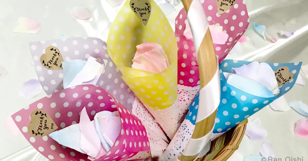 折鶴シャワーカップ!!和婚のプレ花嫁さんに贈る、結婚式準備お手伝いブログ