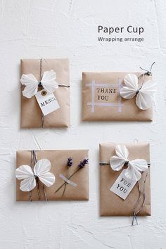 茶封筒を使ったラッピングアレンジに挑戦！簡単におしゃれに仕上がるアイデアが満載Suuuh スーウ