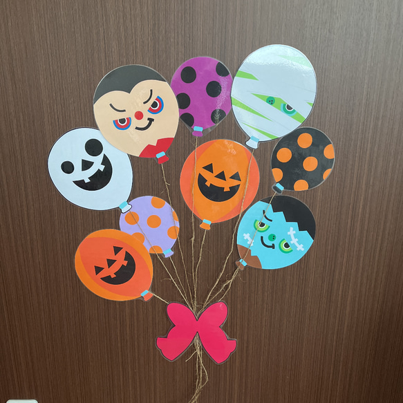 ハロウィングッズ 飾り風船 壁面 フェルトガーランド ディズニー ジャック - メルカリ