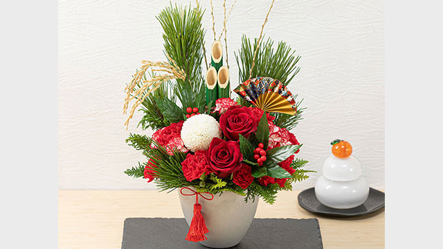 お正月のお花 ☆ いけばな＆アレンジ、投げいれについて - 花と実と魔女と：楽天ブログ