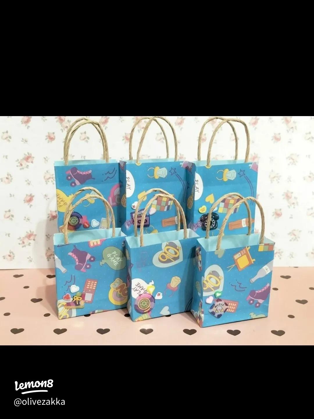 誕生日紙袋ペン書きTikTok