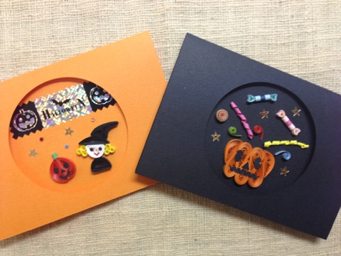 折り紙・『ハロウィン ポップアップカード』
