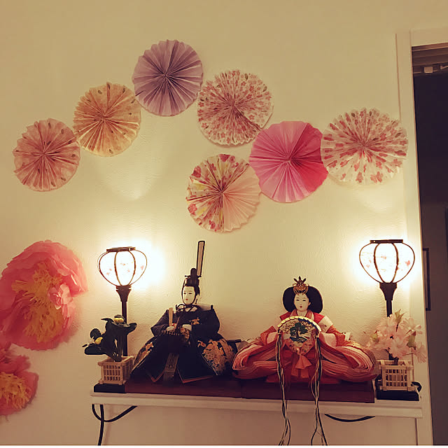 折り紙・切り紙の雛飾り 追記しました エト