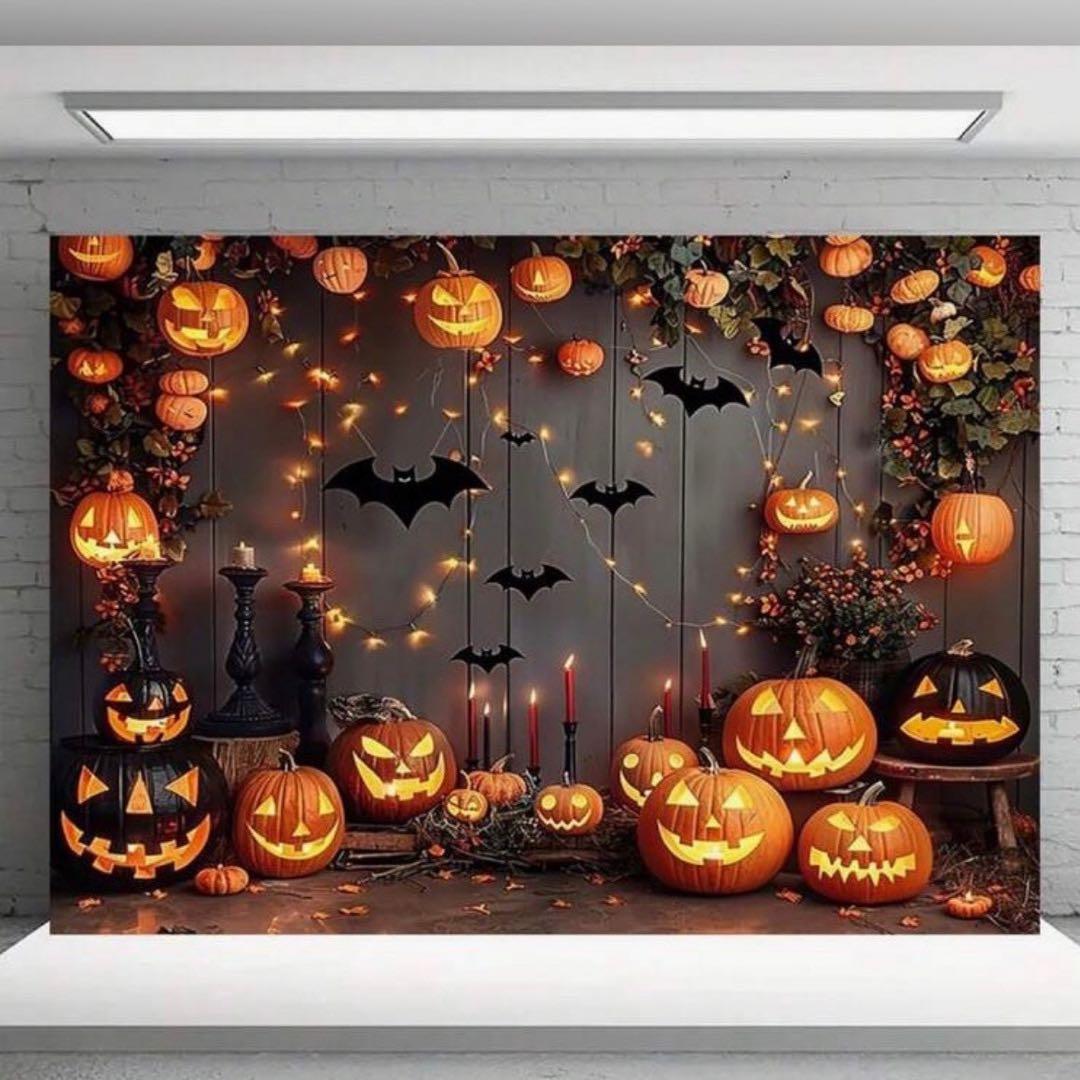 月とカボチャのハロウィーンの背景高詳細なリアルなイラスト - おとぎ話のベクターアート素材や画像を多数ご用意 - おとぎ話, イラストレーション,コウモリ - iStock