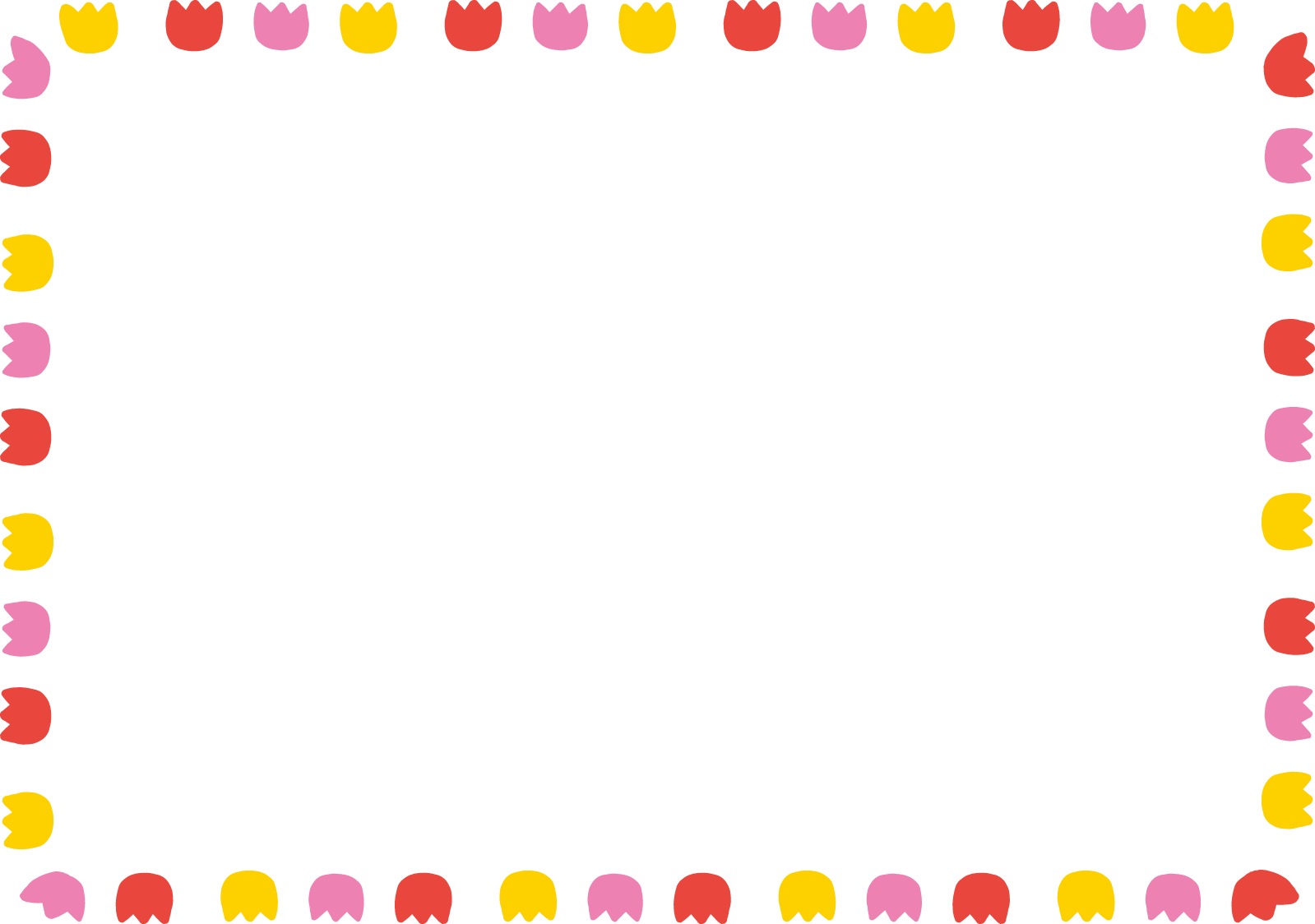 花枠２９８－春の歌の飾り枠フレームイラスト - No: 999779無料イラスト・フリー素材なら「イラストAC」