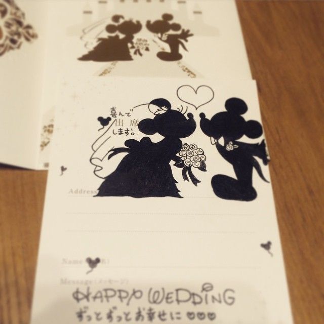 もらって嬉しい！ 結婚式の招待状への返信イラストアートのまとめかわいい無料イラスト・イラストの描き方