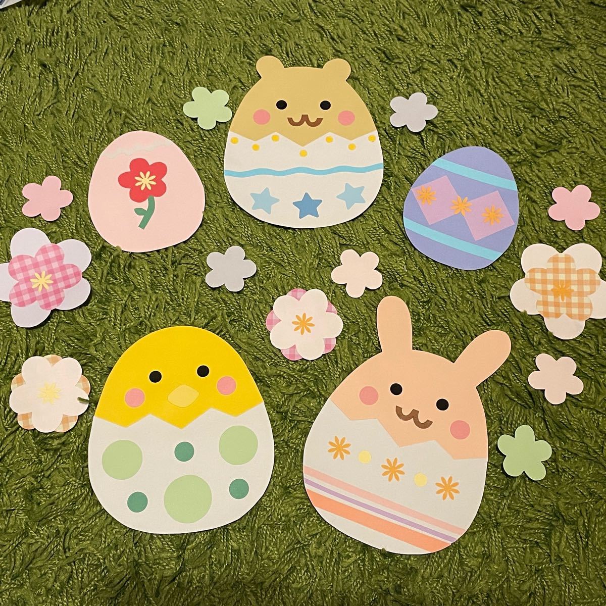 壁面飾り イースター 4月 5月 小鳥 たまご クローバー その他アート とことこ♪ 通販 13675099Creema クリーマ