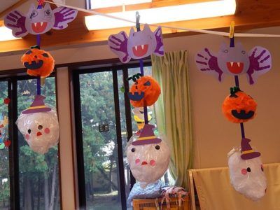 ハロウィンかぼちゃ制作