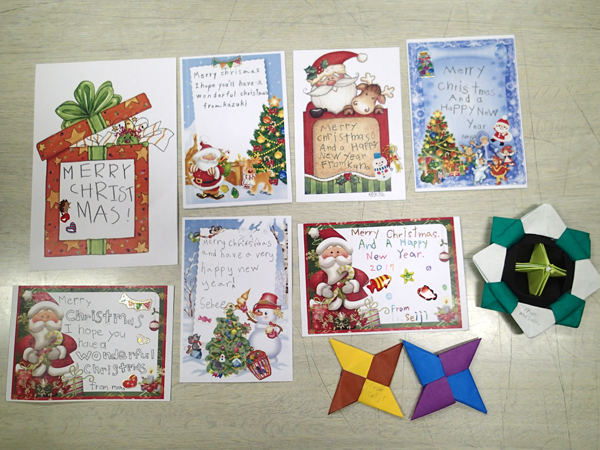 こども英語クリスマスカードえいごばたけ