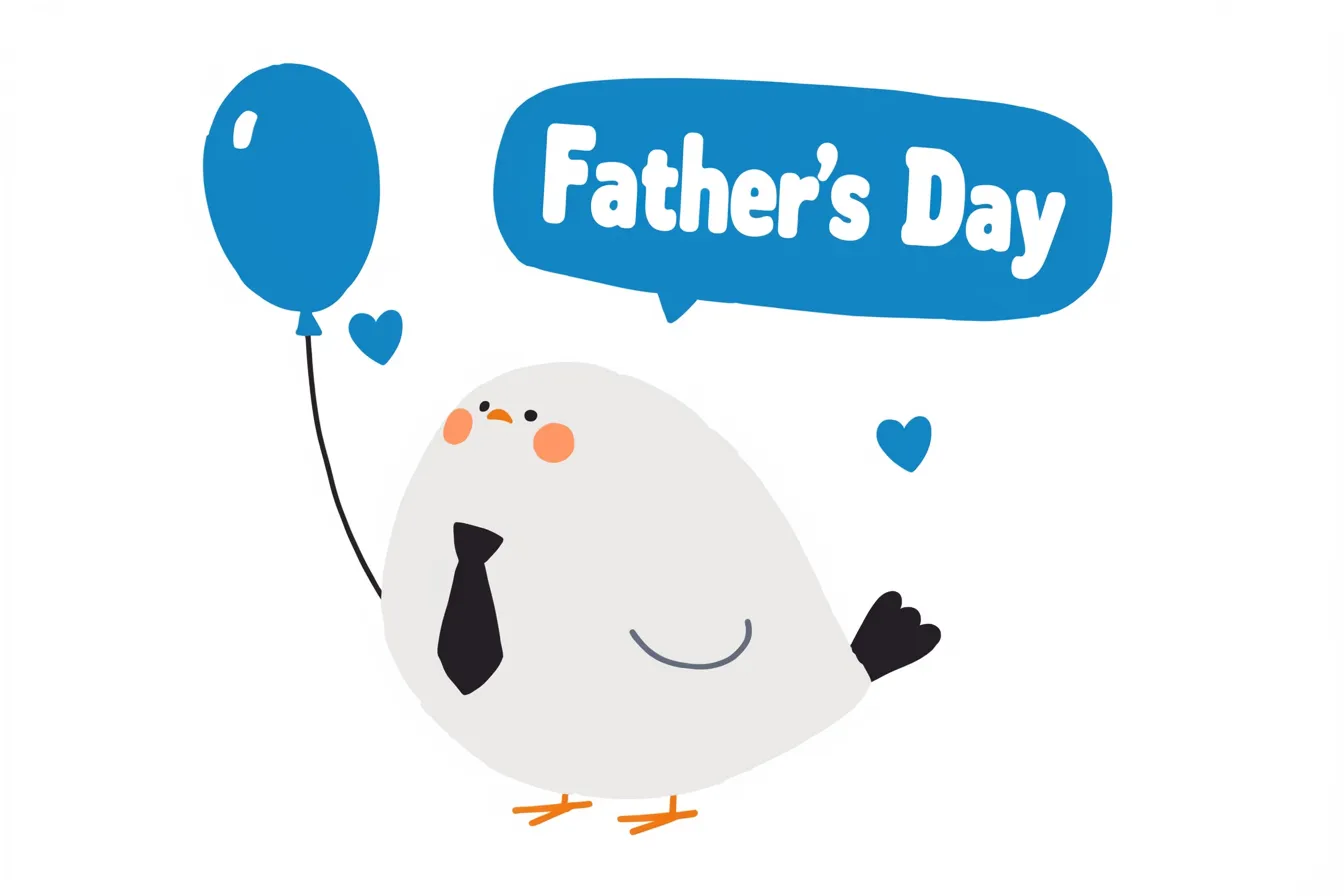 父の日」の文字イラスト無料のフリー素材 イラストエイト