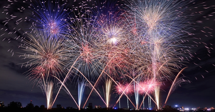 万博花火大会７月２１日 舞洲緑地にて撮影 - YouTube