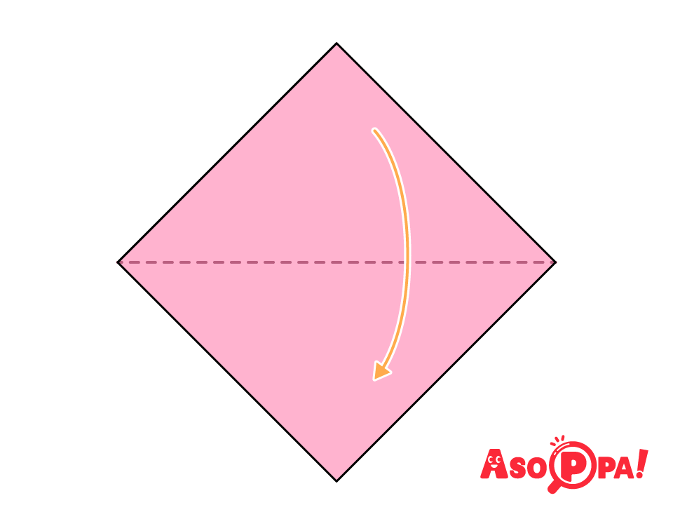 うさぎの折り紙、全身で立体の折り方。簡単でかわいいウサギの作り方。幼稚園や保育園の子供にも最適♪おりがみっこⅡ