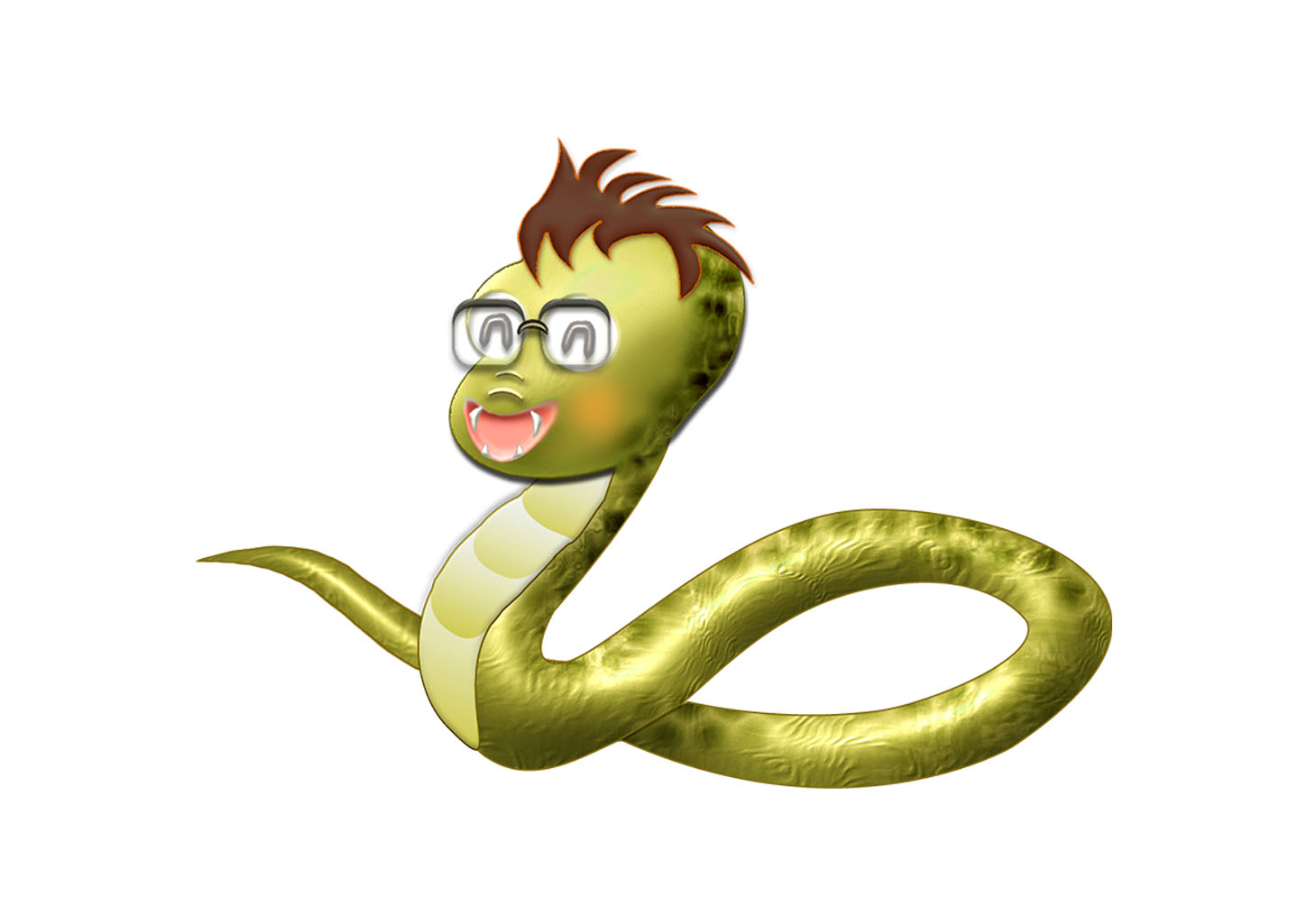 干支 巳年・蛇 ・かっこいい イラスト年賀状デザインKKN-002NTカメラのキタムラ年賀状