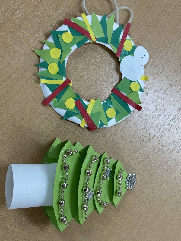 クリスマス工作 紙皿でつくるカンタン！クリスマスリース