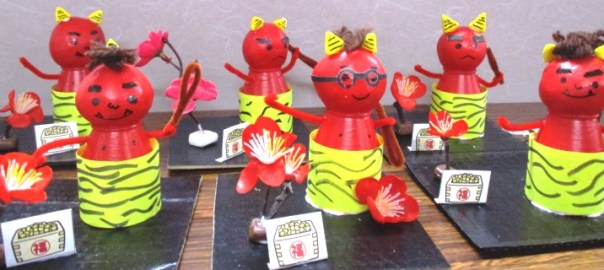 受注制作節分 赤鬼さん or おたふくさん 素焼き 置物その他置物 okara.bo 通販 15736790Creema クリーマ