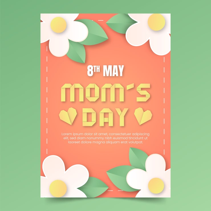 母の日カーネーションプロモーションポスター花 フリー素材PSD無料ダウンロード - Pikbest