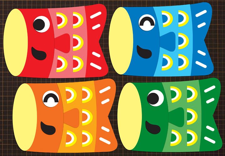 パネルシアター こどもの日のおはなしサイズ特大 カット無し端午の節句 新年度 壁面飾り工房本店 壁面装飾・パネルシアター・ペープサート・型紙・知育・保育・介護商品の販売☆無料ダウンロード型紙「うしとこいのぼり」春 ５月 子供の日 端午の節句 鯉のぼり