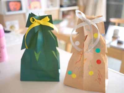 100均DIY クリスマスラッピング２