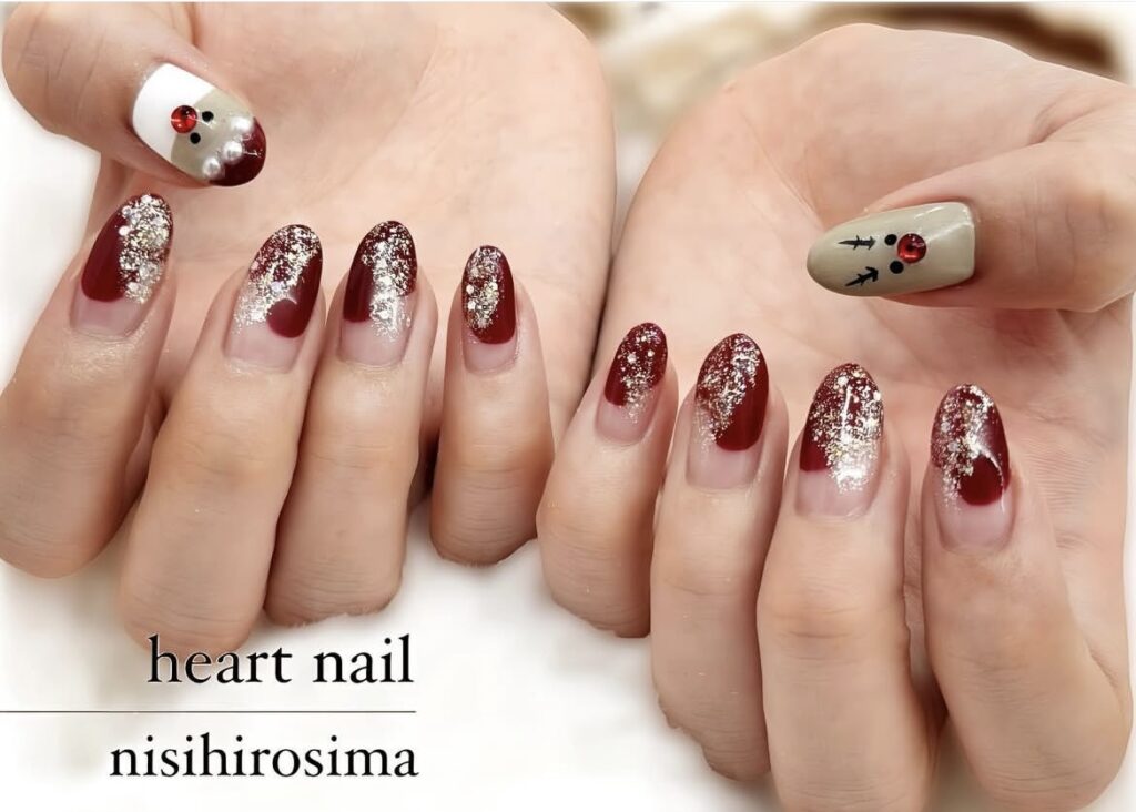 初心者編 2019年クリスマスネイルはホログラムで簡単ネイルに決定！書かないクリスマスネイル - あわちゃんねる：セルフネイルお悩み解決ブログ