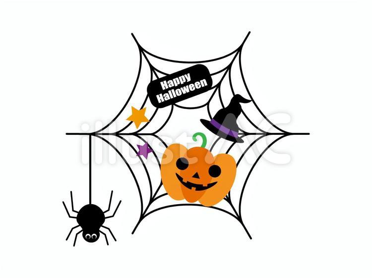 クモの無料イラスト無料イラスト＆かわいいフリー素材集 ねこ画伯コハクちゃん