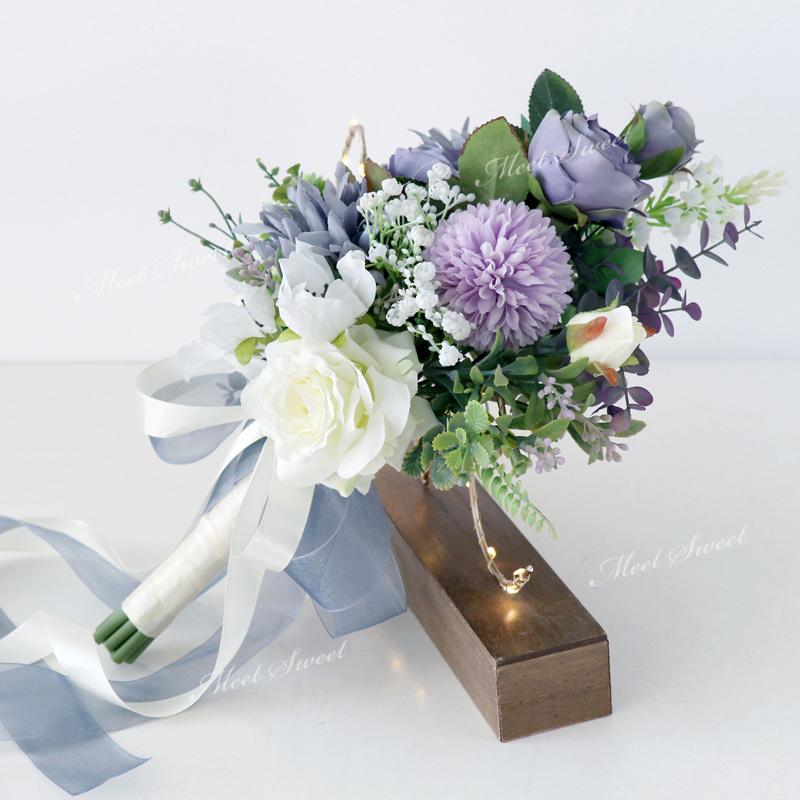 花束 ブーケ 完成品 ひまわり クラッチ 造花 ディスプレイ インテリア ウェディング 結婚式 人気 お洒落 ウェディングブーケ 海外挙式 2次会 -アトリエブルージュ・flower shop - プレゼント＆ギフトのギフトモール