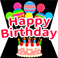 ハッピーバースデーLINEスタンプ無料フリーダウンロード