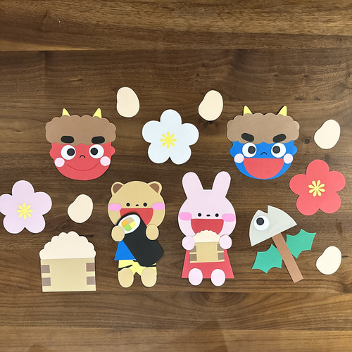 鬼 節分 壁面飾り 2月 2月壁面飾り 節分 せつぶん 豆まき 鬼