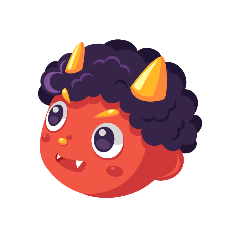 節分に豆まきで撃退せよ！赤鬼のイラスト素材商用可能な無料 フリー のイラスト素材ならストックマテリアル