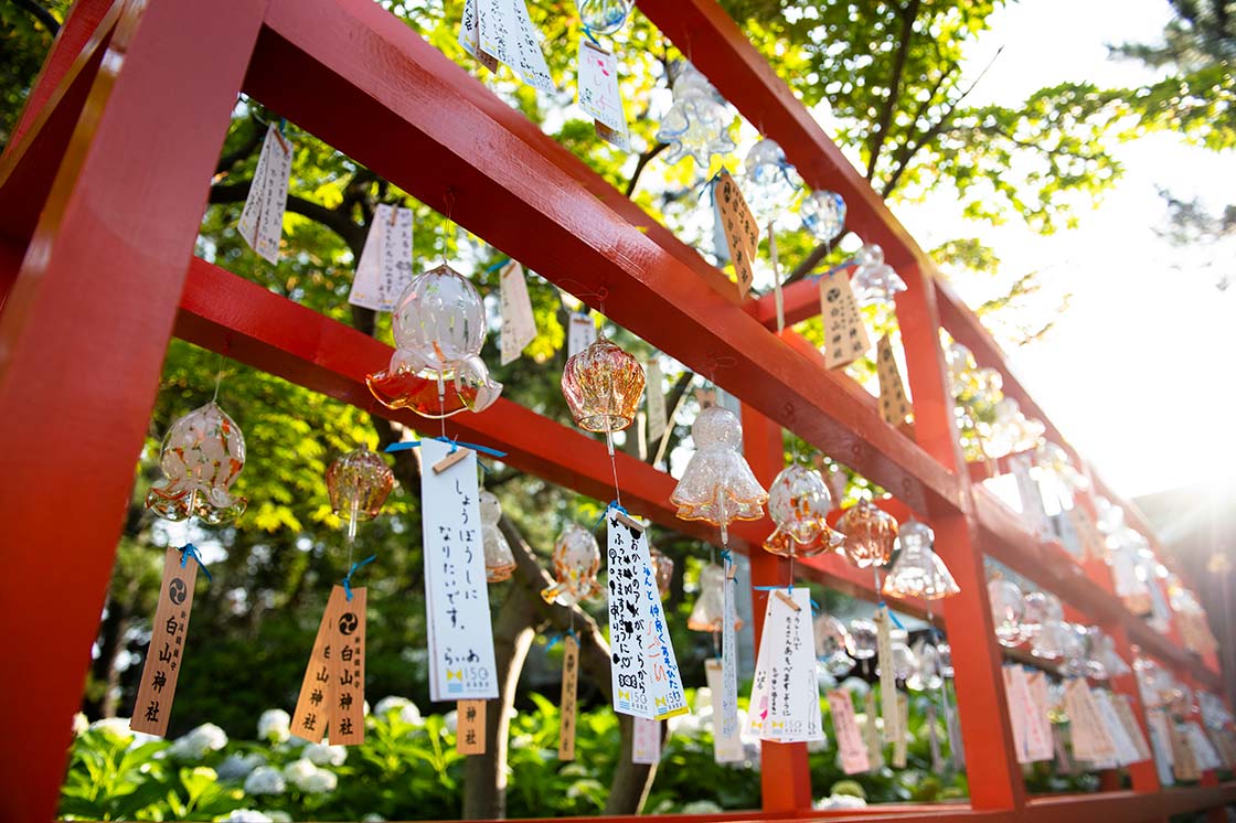 白山神社風鈴祭り *'ω'*「家具処ほしの」のはな副店長のブログ