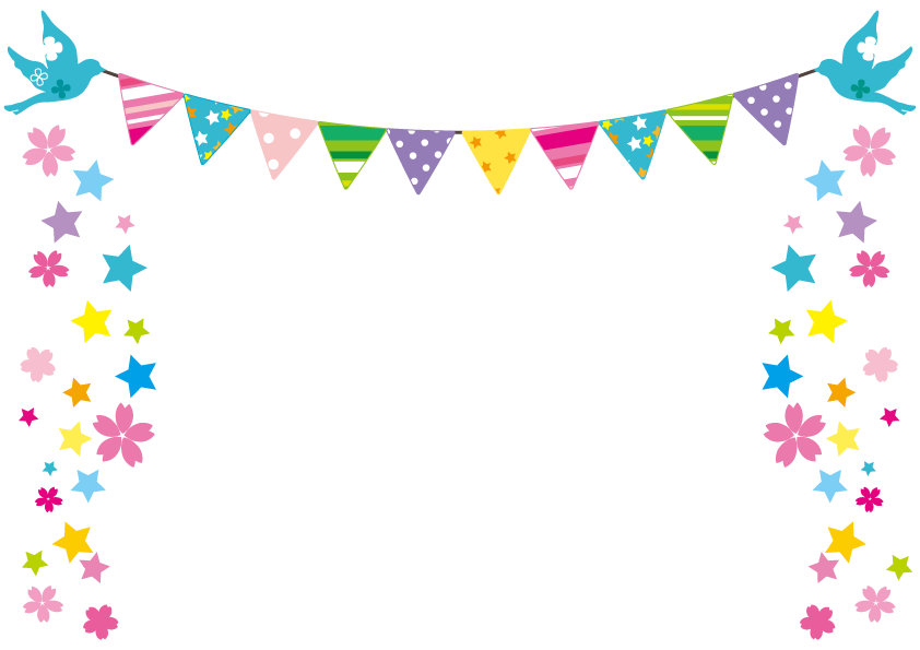 春におすすめの商用利用可能な無料フレーム・枠素材