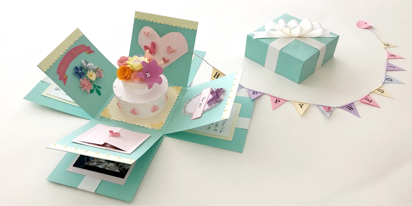 手作りアルバム 可愛い簡単仕掛け４個紹介します〜パート２