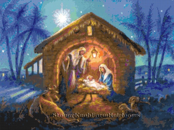 透明な背景に赤ん坊のイエスと一緒に聖なる家族のクリスマスキリスト降誕シーンイラスト素材透過、PNGフリー画像ダウンロード - Pngtree